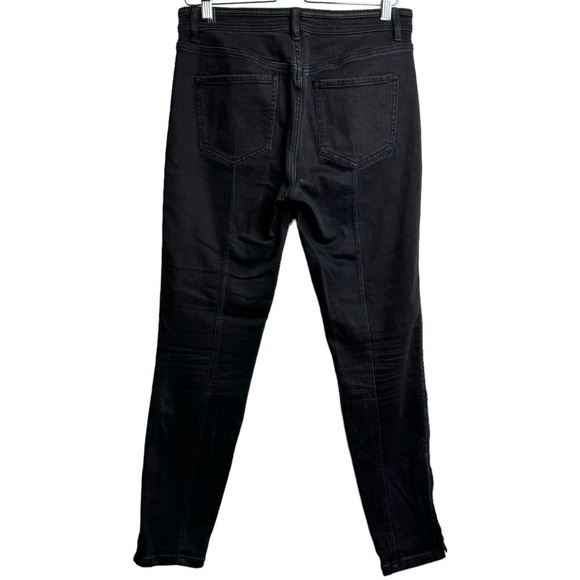 Free People Vintage Stretch Midnight Magic Jeans High Rise Skinny Leg Black 29 - Picture 3 of 16